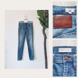 Madewell high riser skinny